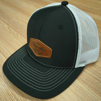 Custom Best Man Hat Leather Patch Hat