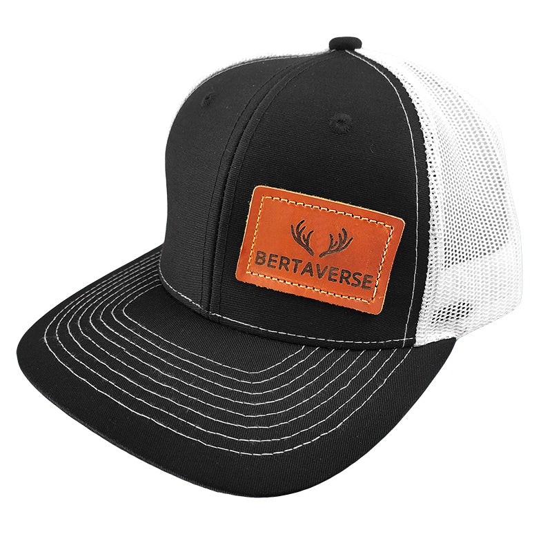 Custom Leather Patch Hat Trucker Hat