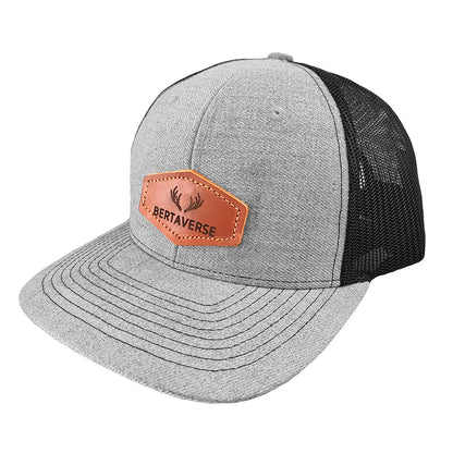 Custom Leather Patch Hat Trucker Hat