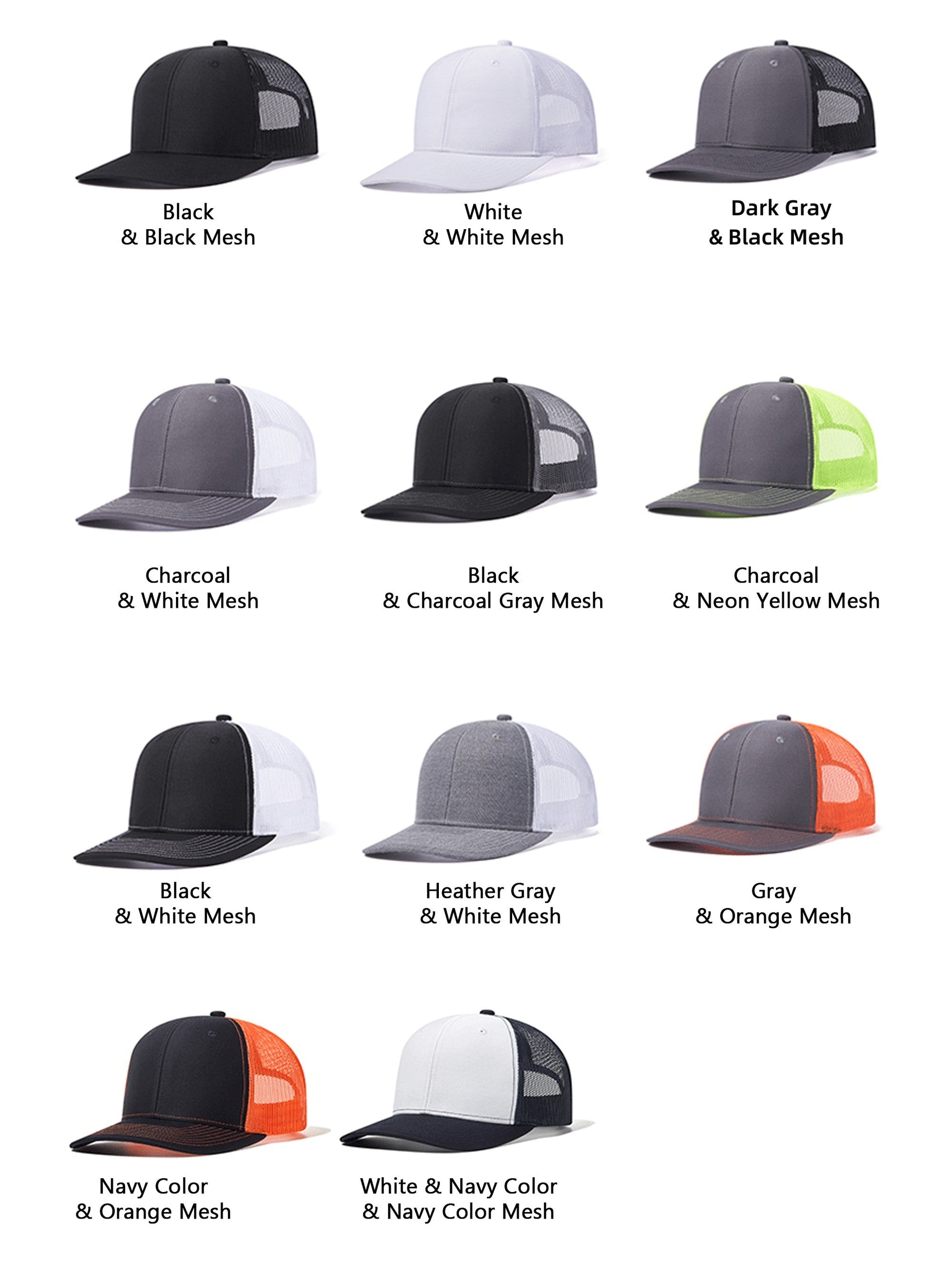 hats colors collection 6