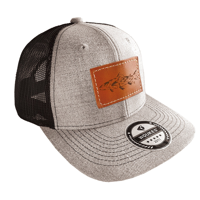 leather patch hat fishing 2