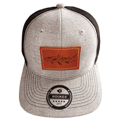 leather patch hat fishing 3