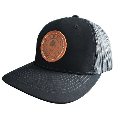 Custom Leather Patch Hat Trucker Hat