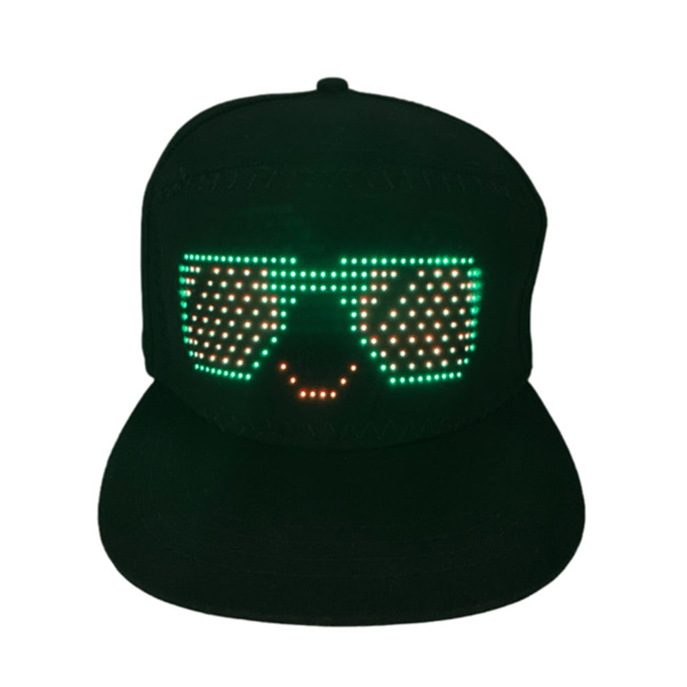 LED Shining Hat DIY with Customized Text or Animation